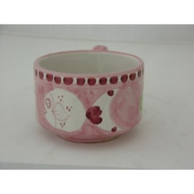 Tazza the' pesce fondo rosa