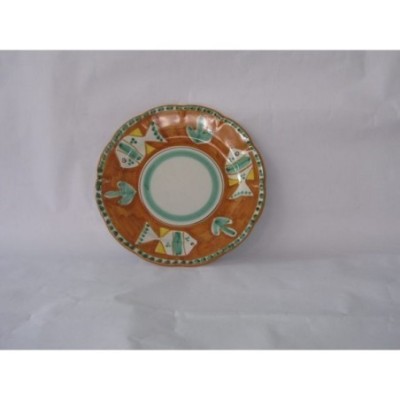 Piatto cm.26 pesce arancione
