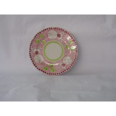 Piatto cm.26 pesce rosa