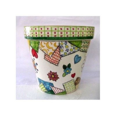 Vaso pianta patchwork