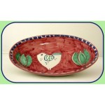 Oval plate cm.26