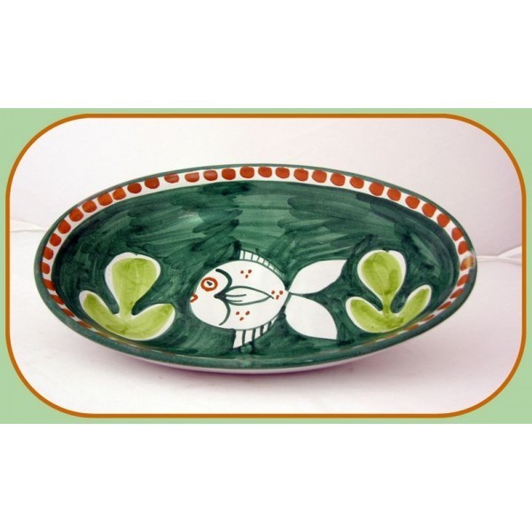 Oval plate cm.26