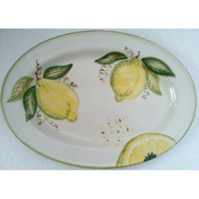Oval plate cm.52