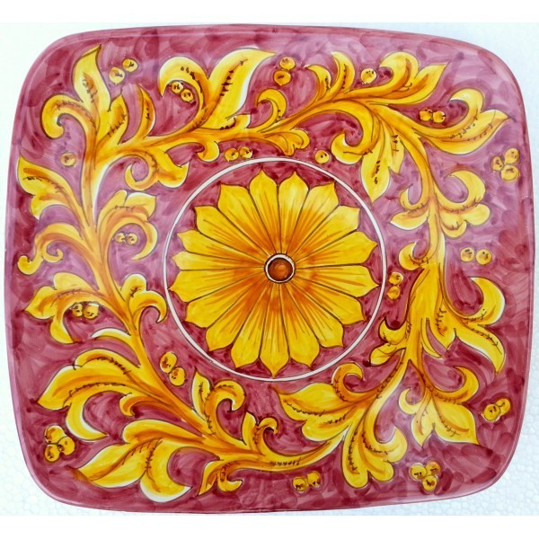 Square sushi plate cm.40